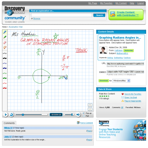 Discovery Contributor Screen 2 designed by Iteration Group
